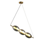 Світильник підвісний LED Levistella 800P3171 (110*450) SM, 9W, бронза, чорний хром, для вітальні Світильник підвісний LED Levistella 800P3171 (110*450) SM, 9W, бронза, чорний хром, для вітальні