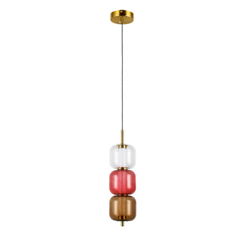 Світильник підвісний LED Levistella 800P3151 (110*300) CRC, 5W, метал + скло, сучасний стиль для дому