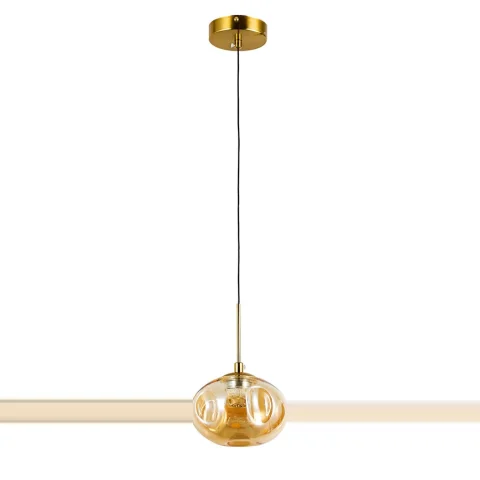 Подвесной светильник LED Levistella 800P3308S-1led (150*120) AM, 3W, регулируемая температура света, коричневый
