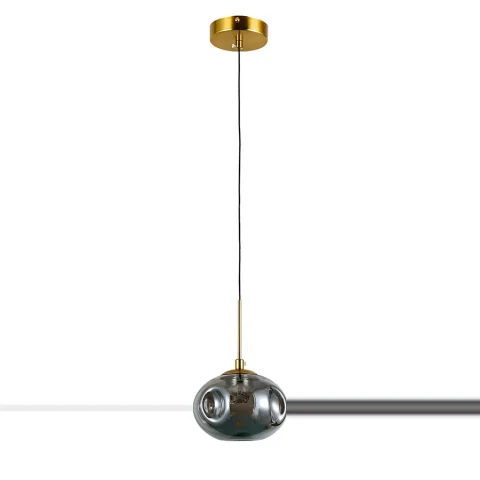 Подвесной светильник LED Levistella 800P3308S-1led (150*120) SM, 3 Вт, черный, металл + стекло, регулируемый свет, для гостиной