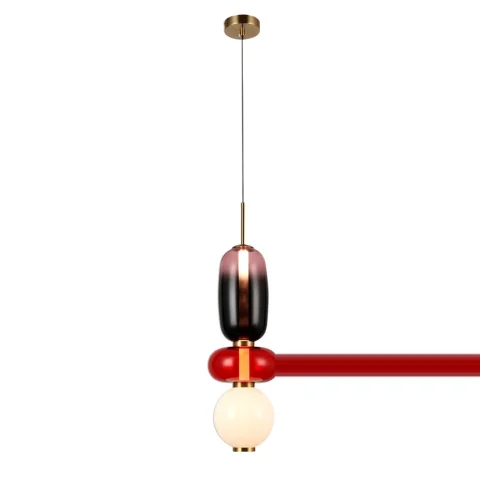 Подвесной светильник LED Levistella 79111956, 10W, 4500K, стекло, современный стиль, 600×180 мм