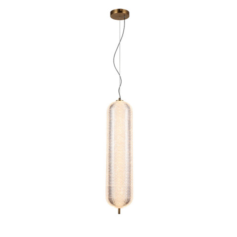Светильник підвісний LED Levistella 79112099-1led (600*150) CL, 600x150 мм, три режими, пластик, для вітальні