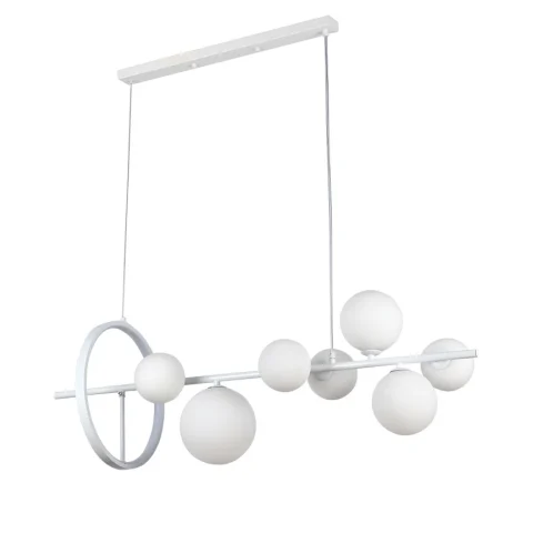 Люстра стельова LED Levistella 918LP267-7 WH+WH, 7 плафонів, білий (сучасний стиль)