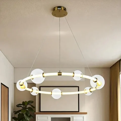 Люстра LED Levistella 7812021 (750) AB, 20W, 3000K, бронзова, акрил, стельова