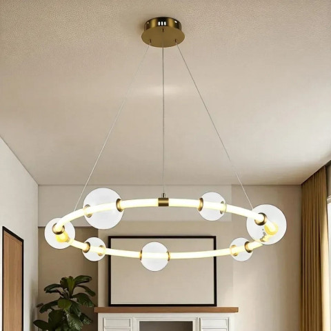 Люстра LED Levistella 7812021 (750) AB, 20W, 3000K, бронзовий, акрил, стельова Люстра LED Levistella 7812021 (750) AB, 20W, 3000K, бронзовий, акрил, стельова