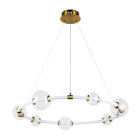 Люстра LED Levistella 7812021 (750) AB, 20W, 3000K, бронзовий, акрил, стельова Люстра LED Levistella 7812021 (750) AB, 20W, 3000K, бронзовий, акрил, стельова