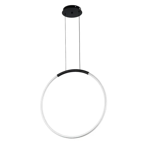 Люстра підвісна LED Levistella 7812022 (600) BK, 23 Вт, 3000 К, чорна, сучасний стиль Люстра підвісна LED Levistella 7812022 (600) BK, 23 Вт, 3000 К, чорна, сучасний стиль