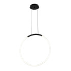 Люстра стельова LED Levistella 7812022 (600) BK, 23W, 3000K, чорний, сучасний стиль