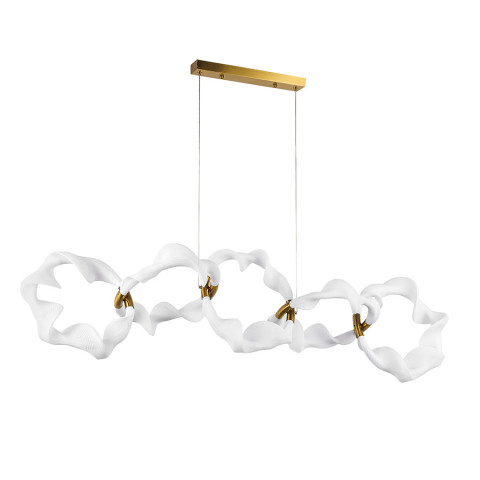 Люстра стельова LED Levistella 7813170-5 AB, 40W, 3000K, бронзовий метал, сучасний стиль для дому Люстра стельова LED Levistella 7813170-5 AB, 40W, 3000K, бронзовий метал, сучасний стиль для дому