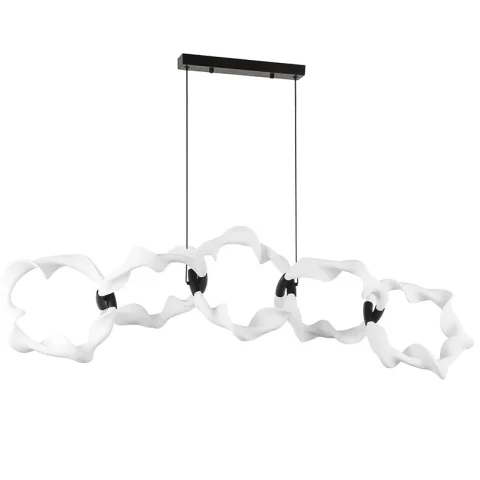Люстра LED Levistella 7813170-5 BK, 40 Вт, 3000 К, чорна, 1350×400 мм Люстра LED Levistella 7813170-5 BK, 40 Вт, 3000 К, чорна, 1350×400 мм