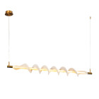 Люстра LED Levistella 7813089 (1200) AB, 16W, 3000K, бронзовий метал, сучасний стиль для дому