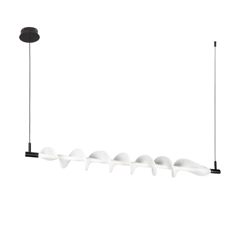 Люстра LED Levistella 7813089 (1200) BK, 16W, 3000K, чорний метал, стельова для стелі Люстра LED Levistella 7813089 (1200) BK, 16W, 3000K, чорний метал, стельова для стелі