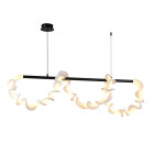 Люстра LED Levistella 7813177 (1200) BK, 27W, 3000K, чорний, стельова