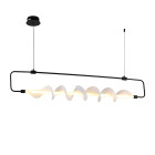 Люстра стельова LED Levistella 7813173 BK, 10W, 3000K, чорний метал, для вітальні Люстра стельова LED Levistella 7813173 BK, 10W, 3000K, чорний метал, для вітальні