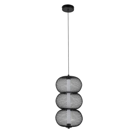 Люстра LED Levistella 7812036 BK, 6W, 3000K, чорний метал (підвісна) Люстра LED Levistella 7812036 BK, 6W, 3000K, чорний метал (підвісна)