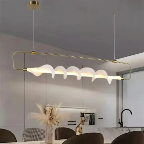 Люстра LED Levistella 7813173 AB, 10W, 3000K, бронзовий метал, підвісна (120×20 см), для вітальні Люстра LED Levistella 7813173 AB, 10W, 3000K, бронзовий метал, підвісна (120×20 см), для вітальні