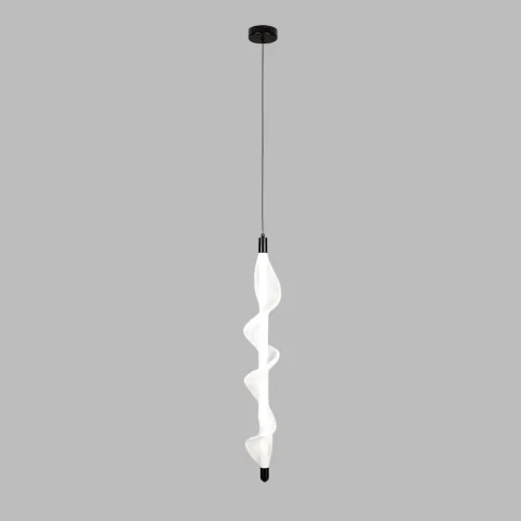 Підвісний LED світильник спіраль 800 мм Levistella 7813031-1 BK чорний, 11 Вт (тепле світло)