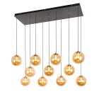 LED люстра каскадна Levistella 999150F-11 AB+AM модерн 22 W на 11 плафонів LED люстра каскадна Levistella 999150F-11 AB+AM модерн 22 W на 11 плафонів