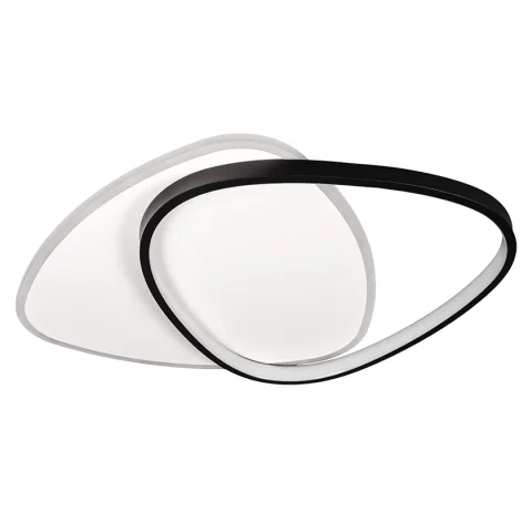 Люстра Levistella 7871052T BK+WH LED 38W (19+19W) стельова