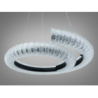 Сучасна підвісна LED люстра Diasha MD2509/600BK чорна кільцева з пультом 56 см Сучасна підвісна LED люстра Diasha MD2509/600BK чорна кільцева з пультом 56 см