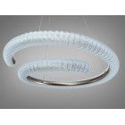 Стильна підвісна LED люстра Diasha MD2509/800CG графіт 132W з пультом до 22 м2