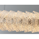 Стильна підвісна LED люстра Diasha MD2509/800CG графіт 132W з пультом до 22 м2