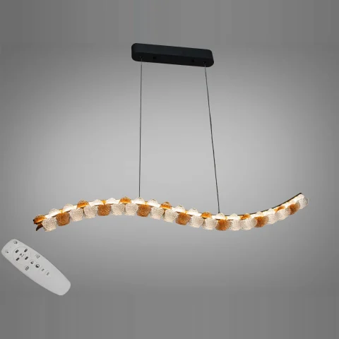 Люстра підвісна LED Diasha MD2511/1000CG шампань, 55 Вт, пульт Люстра підвісна LED Diasha MD2511/1000CG шампань, 55 Вт, пульт