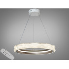 Сучасна LED-люстра Diasha MD3528/500CG шампань 51 Вт з пультом, 50 см