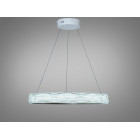 Сучасна LED-люстра Diasha MD3528/500CG шампань 51 Вт з пультом, 50 см