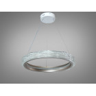 Сучасна LED-люстра Diasha MD3528/500CG шампань 51 Вт з пультом, 50 см