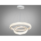 Ошатна LED-люстра Diasha MD3528/600+400CG шампань, 2 кільця, 90 Вт, 60 см, 14-20m2 Ошатна LED-люстра Diasha MD3528/600+400CG шампань, 2 кільця, 90 Вт, 60 см, 14-20m2