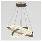Сучасна LED люстра з двома кільцями MD78099/60+40CF Artlight у кольорі рожеве золото Сучасна LED люстра з двома кільцями MD78099/60+40CF Artlight у кольорі рожеве золото