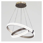Сучасна LED люстра з двома кільцями MD78099/60+40CF Artlight у кольорі рожеве золото Сучасна LED люстра з двома кільцями MD78099/60+40CF Artlight у кольорі рожеве золото