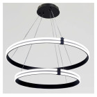 Чорна двоярусна LED люстра MD78099/80+60BK Artlight 184 Вт Чорна двоярусна LED люстра MD78099/80+60BK Artlight 184 Вт