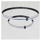 Чорна двоярусна LED люстра MD78099/80+60BK Artlight 184 Вт Чорна двоярусна LED люстра MD78099/80+60BK Artlight 184 Вт