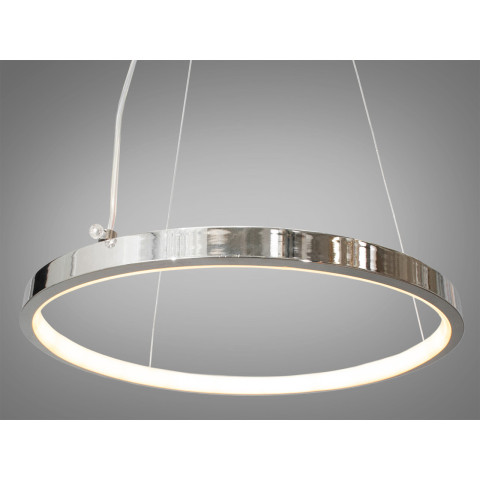 Люстра стельова LED Diasha MD9079-300HR, 26W, 3000K, хром, сучасний стиль для передпокою