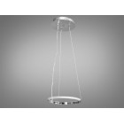 Люстра стельова LED Diasha MD9079-300HR, 26W, 3000K, хром, сучасний стиль для передпокою