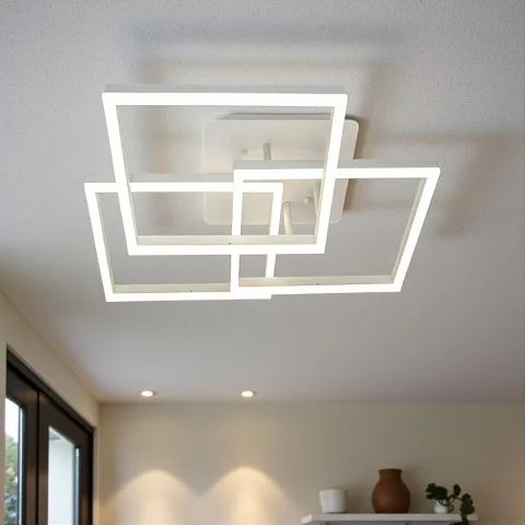 Стельова LED-люстра Diasha MX11058/3L WH, біла, 90W, 4950 lm