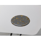 Люстра стельова LED Diasha MX2990-2+2B WH+BK, 55W, чорна+біла, сучасний стиль для вітальні, спальні, кухні, 60 см