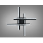 Стельова LED-люстра Diasha MX3068/4BK, геометрична перехресна, 80×80 см, 57 W Стельова LED-люстра Diasha MX3068/4BK, геометрична перехресна, 80×80 см, 57 W