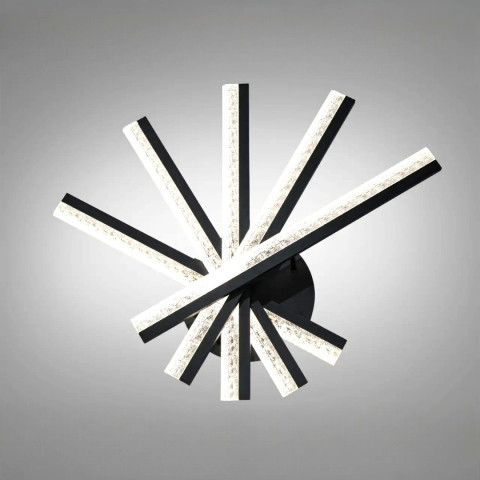 Стельова LED-люстра Diasha MX3072/5BK, багатолінійна геометрія, Ø62 см, 70 W