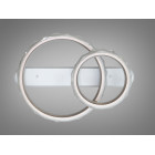 LED-люстра Diasha MX3528/600+400CG шампань 90 Вт з пультом, 2 кільця