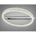 LED стельова люстра Diasha MX6027/600HR пульт хром 150 Вт CCT 20 м2