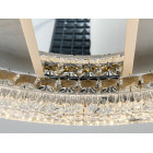 LED стельова люстра Diasha MX6027/600HR пульт хром 150 Вт CCT 20 м2
