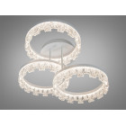 Сучасна стельова LED-люстра Diasha MX78204/3WH 90W, три кільця, 3 режими світла, 52 см Сучасна стельова LED-люстра Diasha MX78204/3WH 90W, три кільця, 3 режими світла, 52 см