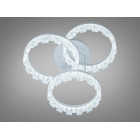 Сучасна стельова LED-люстра Diasha MX78204/3WH 90W, три кільця, 3 режими світла, 52 см Сучасна стельова LED-люстра Diasha MX78204/3WH 90W, три кільця, 3 режими світла, 52 см