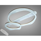 Стельова LED люстра Diasha MX86672/600+400CG шампань 105 Вт з пультом