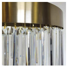 Підвісна люстра Artlight P809/800L GD на 10 ламп E14 із овальним латунним корпусом Підвісна люстра Artlight P809/800L GD на 10 ламп E14 із овальним латунним корпусом