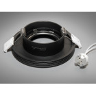 Світильник точковий вбудований Diasha PR-13-BK Aluminium, 40W, чорний, сучасний стиль для коридору, вітальні, спальні, кухні