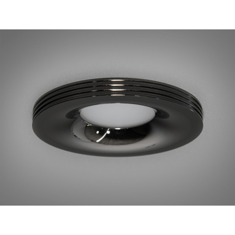 Точковий вбудований світильник Diasha PR-14-BHR MR16 G5.3, 40W, чорний хром, для коридору та кухні